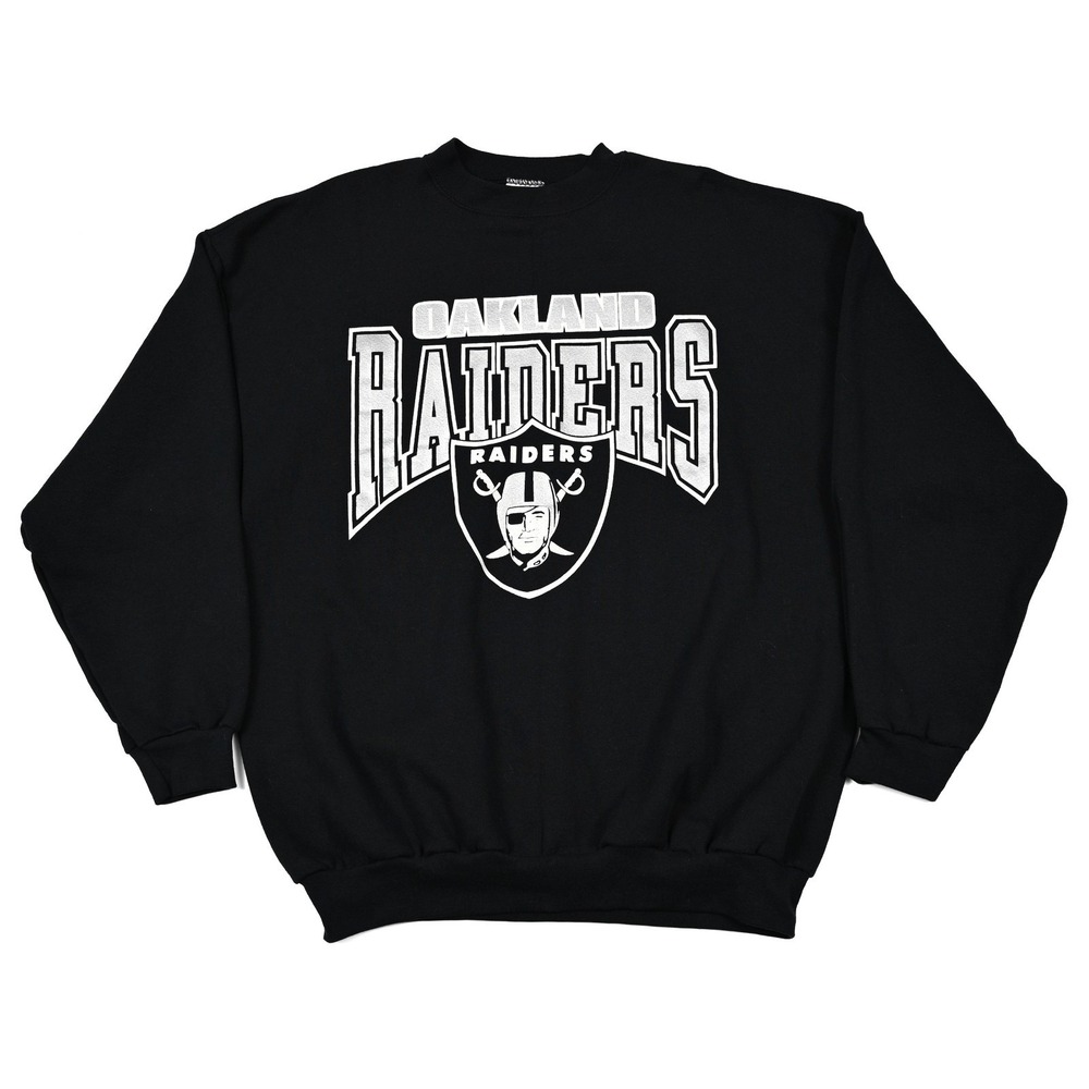 Vintage Tultex Raiders Sweatshirt Size XL Football NFL Oakland Made In USA Retro